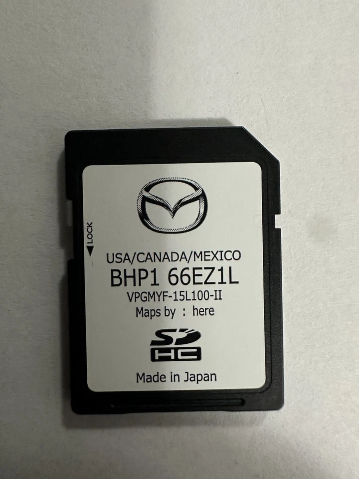 Mazda OEM Navigation SD Card. BHP1 66 EZ1L - Image 1 of 1