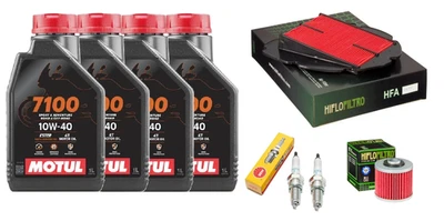 KIT/TAGLIANDO YAMAHA TDM 900 2002 2014 OLIO 7100 10W40 FILTRI OLIO ARIA CANDELE - Immagine 1 di 4