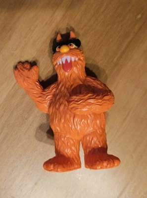 Boneco de PVC Sesame Street Frazzle 3” Encha um Ônibus Raro HTF Brinquedo Colecionável - Imagem 1 de 2