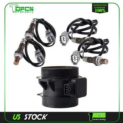 4 件氧气传感器上下 + MAF 传感器适用于 2005 路虎 Freelander 2.5L V6 全新 — 第 1/4 张图片