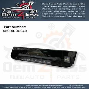Toyota Tundra SR 2022 - 2025 AC Temperature Climate HVAC Control OEM 55900-0C240 - Picture 1 of 7