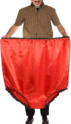 Big Undies Gag Gift Funny Big Underwear Mama Undies plus Size Granny Panties Whi - Image 1 of 4
