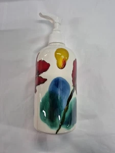Studio Poole Keramik handbemalt Seifenspender Janice Tchalenko Mohn Angebote  - Bild 1 von 3