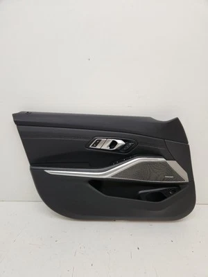 BMW M3 G80 2021-2025 NEGRO PANEL PUERTA INTERIOR DELANTERO IZQUIERDO LADO CONDUCTOR OEM Foto 1 de 4