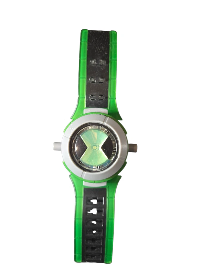 Ben 10 Omnitrix Uhr Kinder Spielzeug Cartoon Network 2008 Bandai Watch Alien rar - Bild 1 von 4
