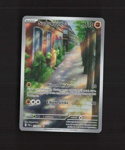 Sudowoodo 219/193 Paldea Evolved Full Art Ultra Rare Holo Pokemon Card LP+ - Picture 1 of 10