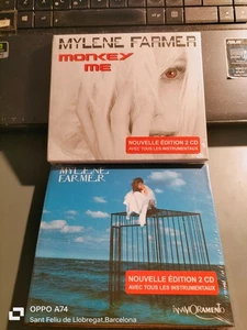 RAR 2 BOXES. 4 CD'S. MYLENE FARMER. MONKEY ME & INNAMORAMENTO. SEALED. STICKER - Bild 1 von 2