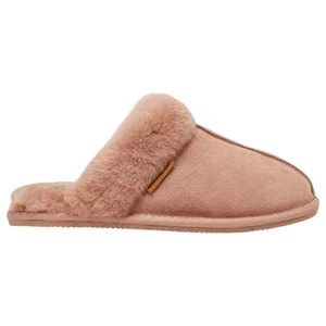 Womens Hush Puppies Cushy Slippers Warm Winter Slip On Shoes Winter Blush Suede - Picture 1 of 5