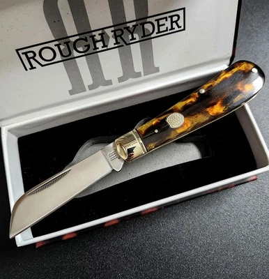 Rough Ryder Half Hawk Imitation Tortoise Shell 440B - Image 1 of 4