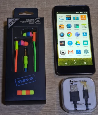 EE Harrier Grey Unlocked 16GB 5.2 13MP Android Touchscreen Smartphone + Extras - Image 1 of 4