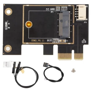 Network Card Adapter NGFF M2 To PCIe Plug And Play Wireless Network Card Ada NEW - Afbeelding 1 van 12