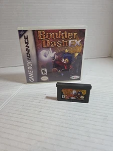 Boulder Dash EX (Nintendo Game Boy Advance, 2002) Cartridge & Plastic Case - Picture 1 of 12