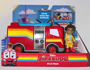 Disney Junior Firebuds Bo & Flash Action Figure Fire Engine Firetruck Bx931 - Picture 1 of 7
