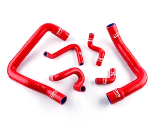 For 1986-1993 1992 Ford Mustang GT/Cobra V8 5.0L Silicone Radiator Hose Kit Red - Imagen 1 de 12