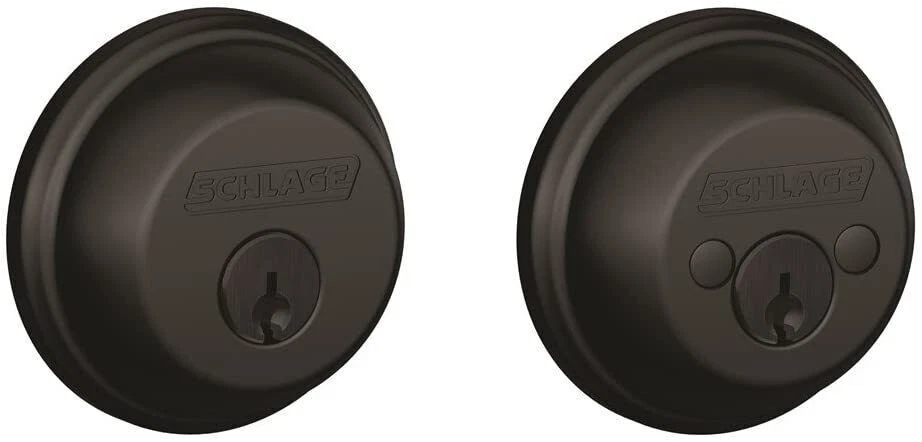 SCHLAGE Double Cylinder Deadbolt, B62N - Image 1 of 1