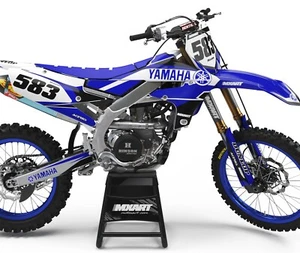 Yamaha YZ 125 2005 2006 2007 2008 custom graphics DUSTY style stickers decals - Picture 1 of 8
