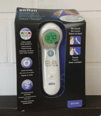 Braun BNT300 no touch Fieber-Stirnthermometer für Kinder und Erwachsene - Bild 1 von 4