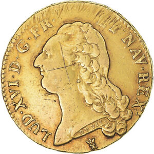 [#1044408] Coin, France, Louis XVI, Double Louis d'or, 1786, Limoges, EF, Gold
