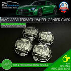 AMG Affalterbach Wheel Center Caps Emblem 75MM Mercedes Benz Wreath Rim 4 PCS OE