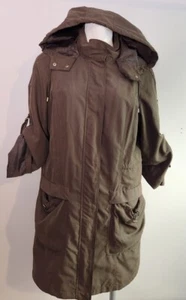 Autograph Weekend Marks & Spencer Olive Green Hooded Windbreaker Parka Coat! 12 - Picture 1 of 12