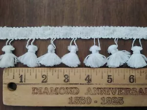 Vintage Tassel fringe edging trim sewing crafts curtains cushions 14 yards - Picture 1 of 4