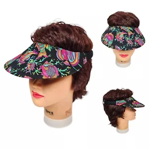 No Headache Golfing Visor Women’s One Size Sea Fish Fishes Sporty Beach Pool Sun - Picture 1 of 8