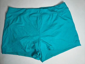 Lands End Swim Shorts Size 14 Aqua Blue NWOT Attached Panty - Bild 1 von 4