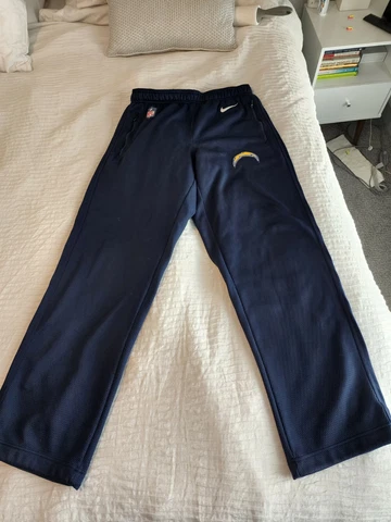 Nike Los Angeles Chargers Size Large NFL Equipment Team Issued Athletic Pants Cover