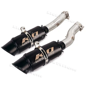 Tubo medio de escape deslizable puntas silenciador 51 mm para Suzuki GSXR1300 2021 2022 2023 - Imagen 1 de 12