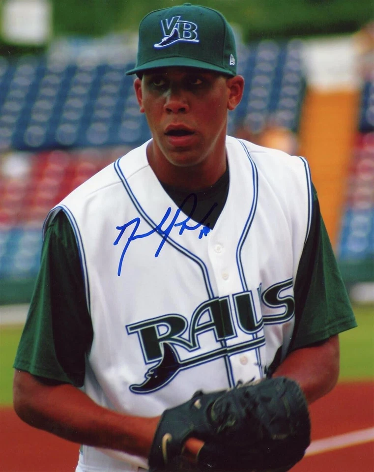 Foto brillante autografiada firmada por David Price de 8x10 de los Tampa Bay Rays Foto 1 de 1