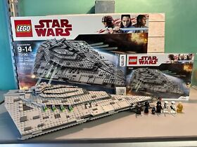 Lego Star Wars First Order Star Destroyer 75190 100% Complete In Box Inv-1298