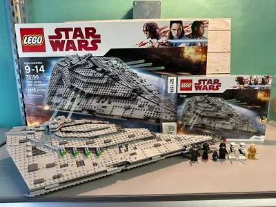 Lego Star Wars First Order Star Destroyer 75190 100% Complete In Box Inv-1298 - Image 1 of 4