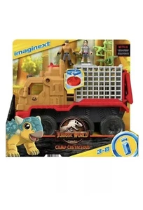 Imaginext Jurassic World Camp Trasportatore di dinosauri Cretacei e Yaz NUOVO - Foto 1 di 1