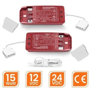 DC 12V/24V LED Driver Adapter Transformer 240V Power Supply 15W - Picture 1 of 16