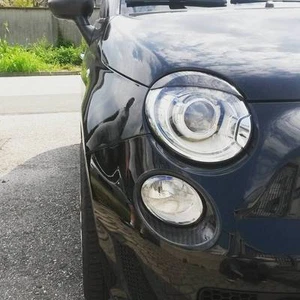 Coppia cornici per luci diurne per 500 Abarth in Vero carbonio PRERESTYLING - Imagen 1 de 1