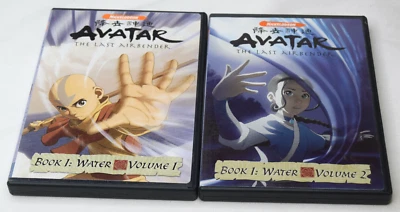 Avatar The Last Airbender Book 1 Water Volume 1&2 DVD 2006 LN Foto 1 de 4