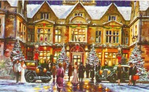 WINTERVILLA 1920er Weihnachtsfeier 500 Teile OHNE KARTON Puzzle 100 % - Bild 1 von 2
