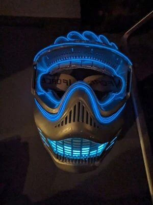 Ecualizador de fiesta de festival de música sensible al sonido LED con luz Rave máscara personalizada usado en excelente estado Foto 1 de 4