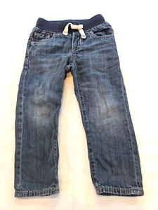 Gap Boy Denim Jeans Pull-On Pants Color Blue Jean 100% Cotton Size 3 Years - Picture 1 of 5