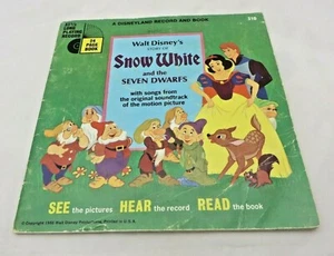 SNOW WHITE and the SEVEN DWARFS LLP 310, Record & Book 1966 Walt Disney read - Picture 1 of 4