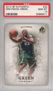 Graded 2012-13 Upper Deck UD SP Authentic Draymond Green #33 Rookie Card PSA 10