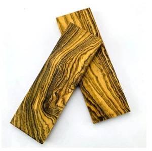 Cuchillo de palo de rosa mexicano a escala de madera espacios en blanco 120x40x8mm 2 piezas - Imagen 1 de 4