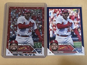 2023 Topps Update Red Foil #US207 Juan Yepez #d/199 - Cardinals color match 🔥