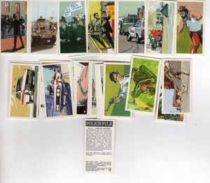 Brooke Bond Tea Set of 40 Cards. Police File 1977