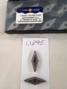 10 NEUE COBRA HARTMETALL VNMG 332 CM HARTMETALLEINSÄTZE. Klasse C520 (Ref#U895) - Bild 1 von 1