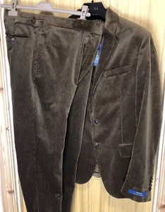 Polo Ralph Lauren Unlined Corduroy Matching Full-Suit Brown M IT40 /W32 RRP £849 - Picture 1 of 24