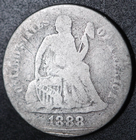 1888 SEATED LIBERTY DIME Cover