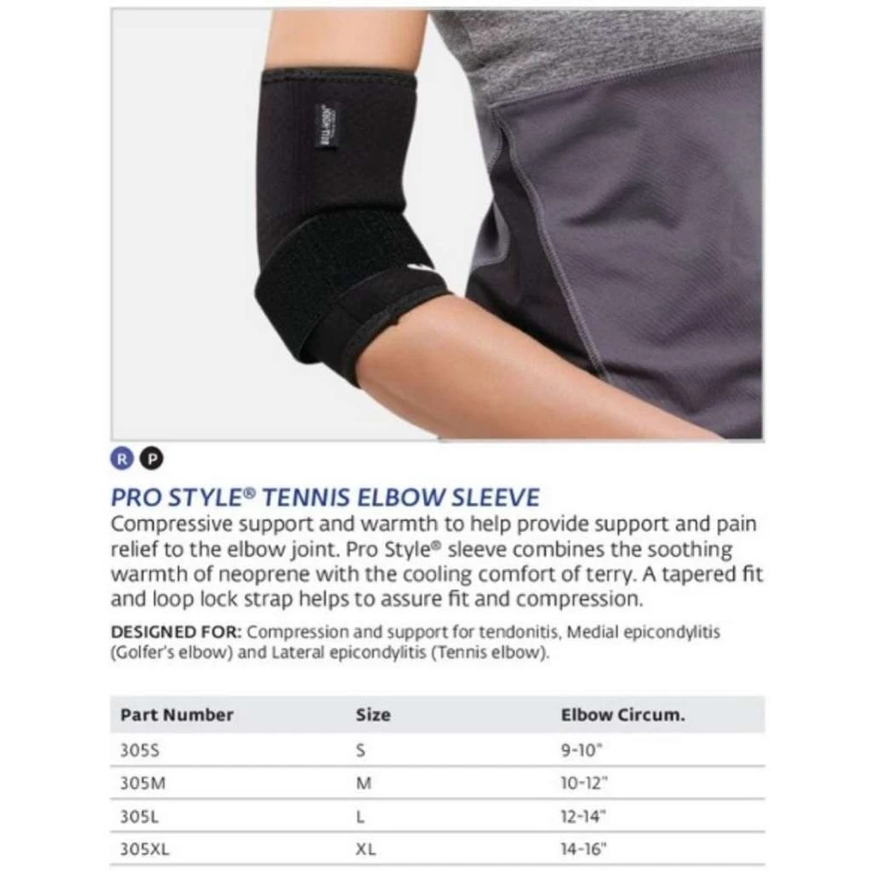 Bell-Horn Prostyle 网球肘袖黑色 X-大号 — 第 1/1 张图片