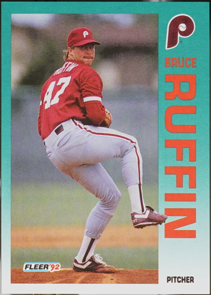 1992 Fleer Baseball Bruce Ruffin #544 NM - Image 1 of 1