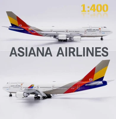 JC Wings 1/400 XX40221A, Asiana Airlines Boeing 747-400 Last Flight, Flaps Down - Immagine 1 di 4